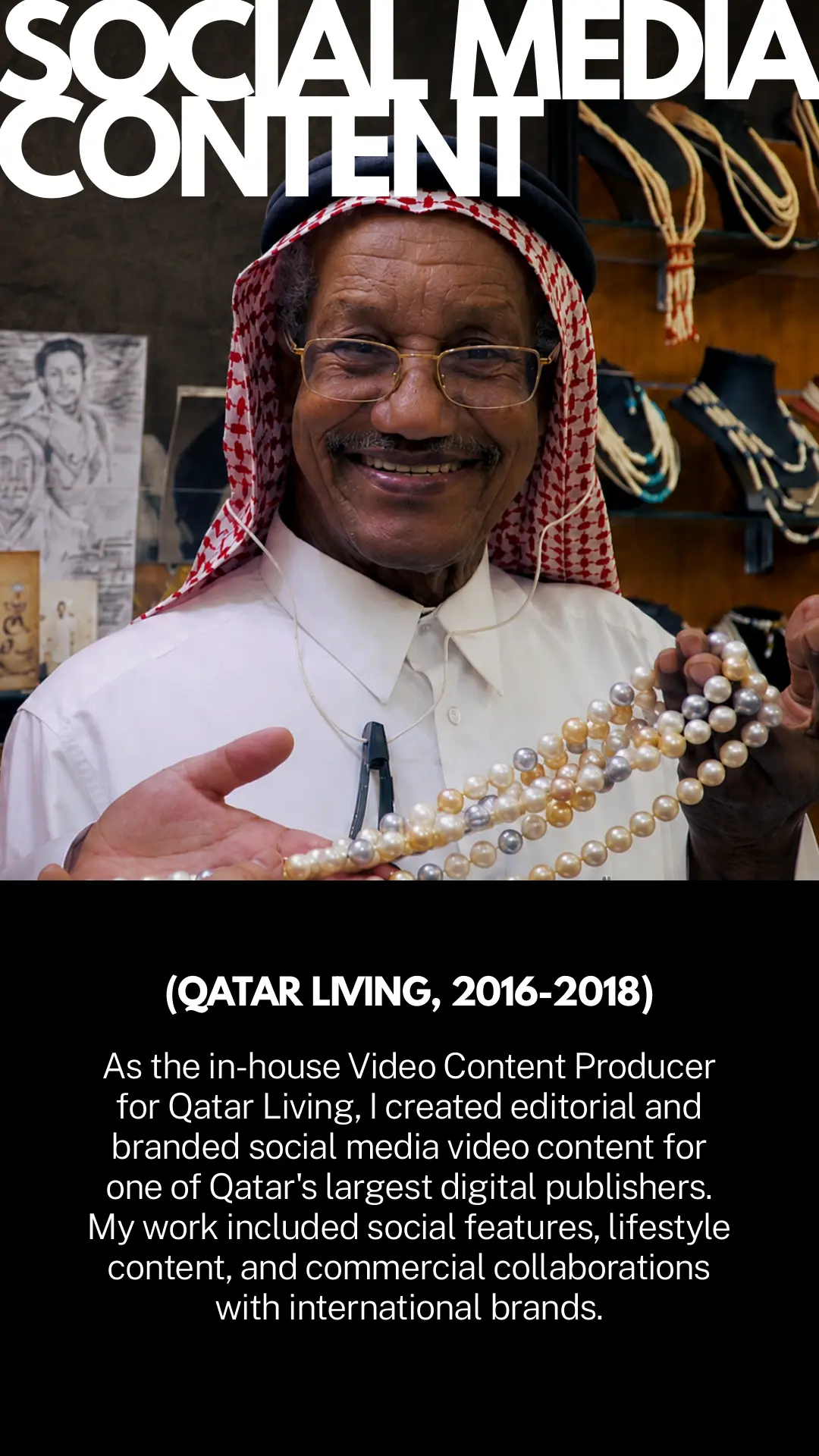 Social media work for Qatar Living, 2016-2018